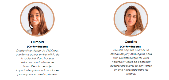 Oli & Carol, mordedores que animan a los niños a comer frutas y verduras