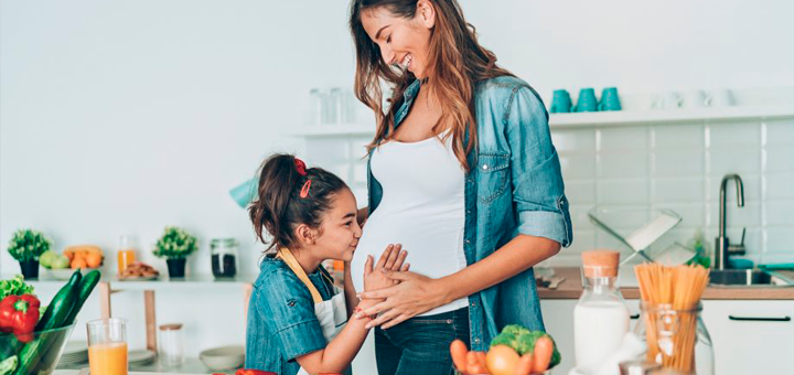 La alimentación del padre durante el embarazo