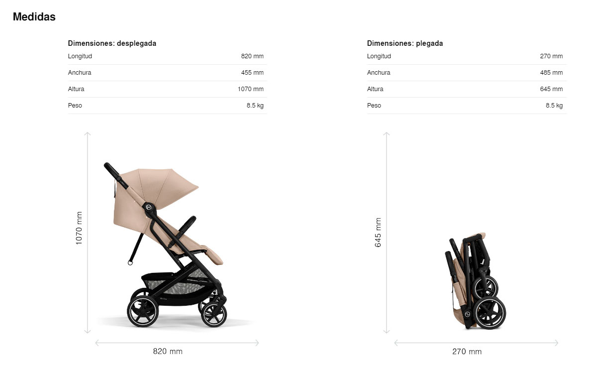 COCHE MODELO BEEZY B CYBEX