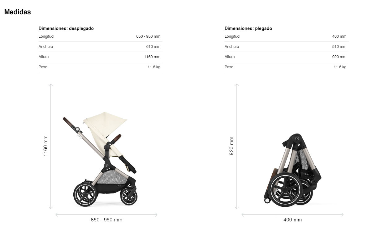 PACK COCHE MODELO EOS BLK 2 EN 1 + CARSEAT ATON G + ADAPTADOR CYBEX