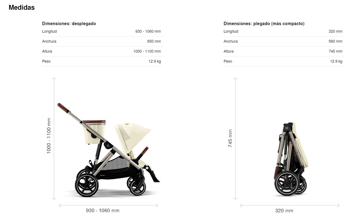 COCHE MODELO GAZELLE S CYBEX