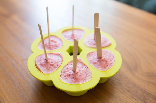 receta paleta pera fresas