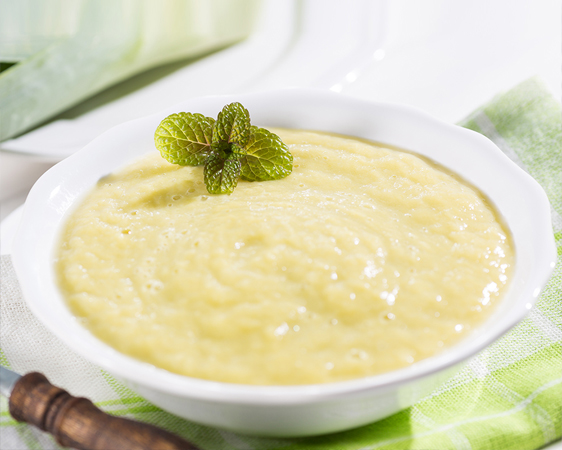 Papilla de kiwi y Manzana