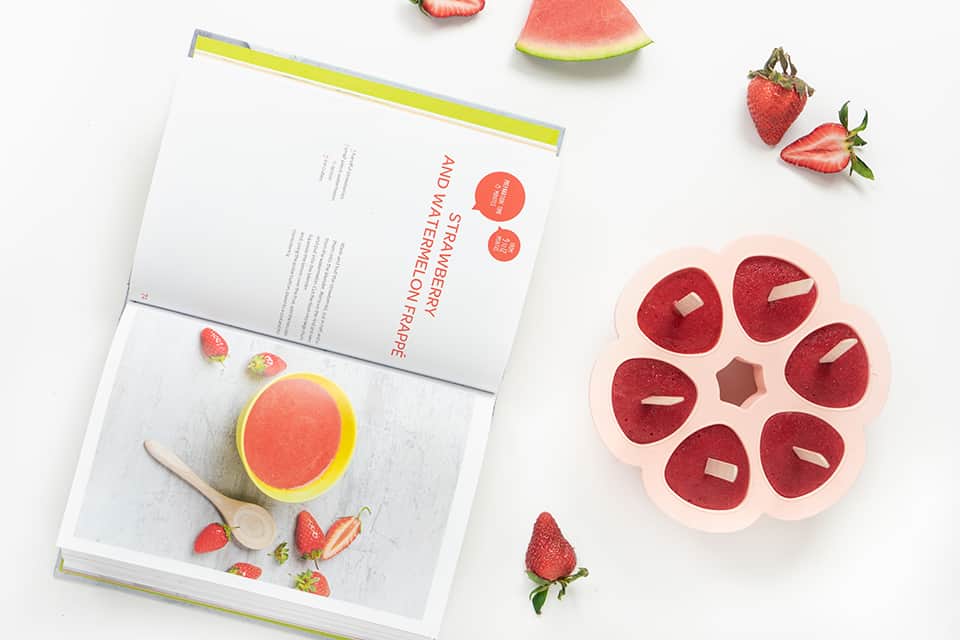 Paletas de Sandia y Fresa
