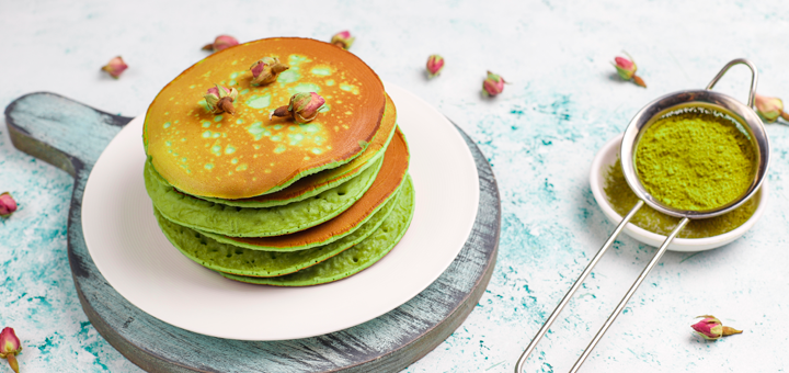 Panqueques de Espinaca y Plátano