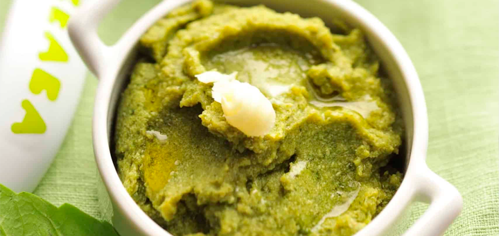 Papilla de Espinaca y Arroz Integral