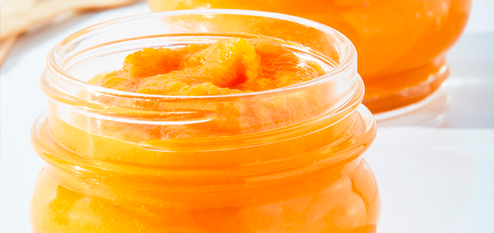 Papilla de Mango, Pera y Fresa
