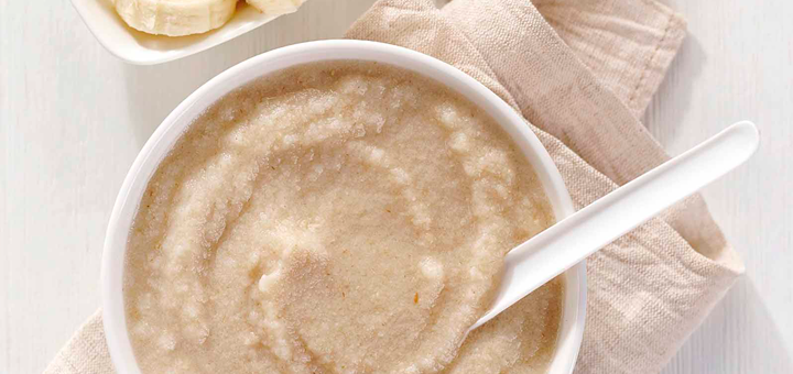 Papilla de Plátano y Avena