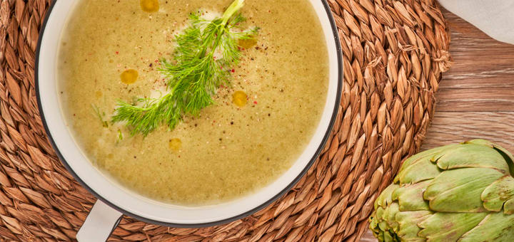 Puré de Alcachofa y Champiñones