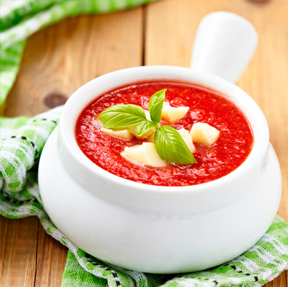 receta sopita tomates bebes