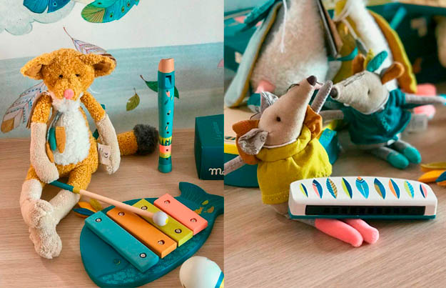 creatividad bebe instrumentos