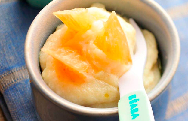 receta papilla mango miel