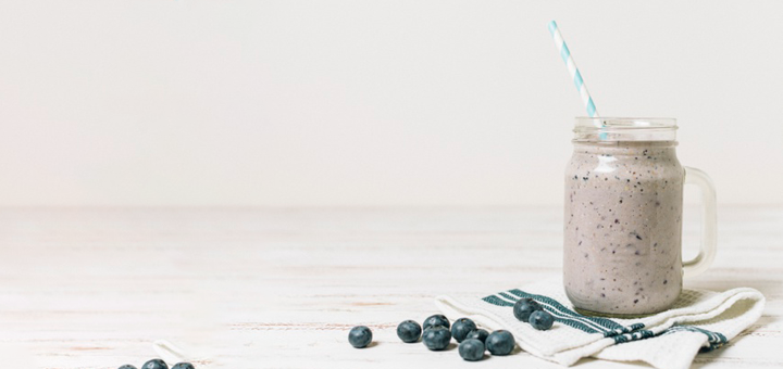 Smoothie de Arándanos y Avena