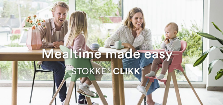 Conoce la silla de comer Clikk de Stokke