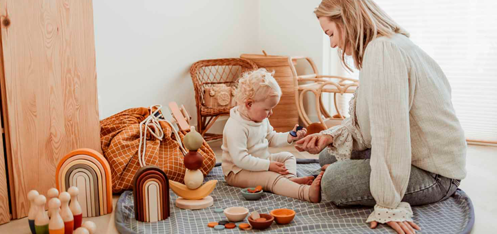 Ejercicios de estimulación temprana para bebés de 0 a 6 meses