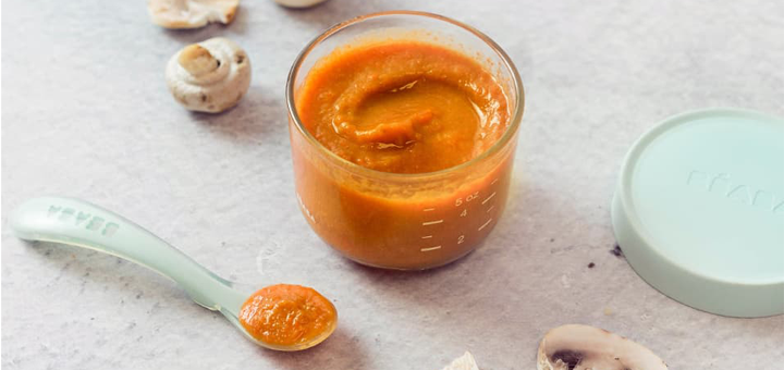 Puré de Zanahoria y Champiñones