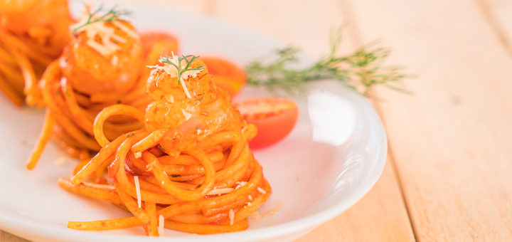 Pasta en Salsa de Zanahoria