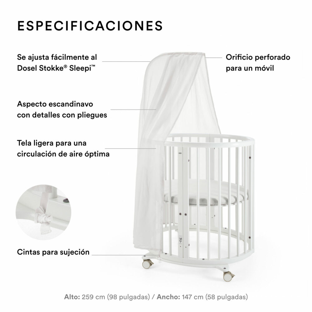 DOSEL PARA CUNA MODELO MINI SLEEPI V3 Y CUNA SLEEPI V3 STOKKE