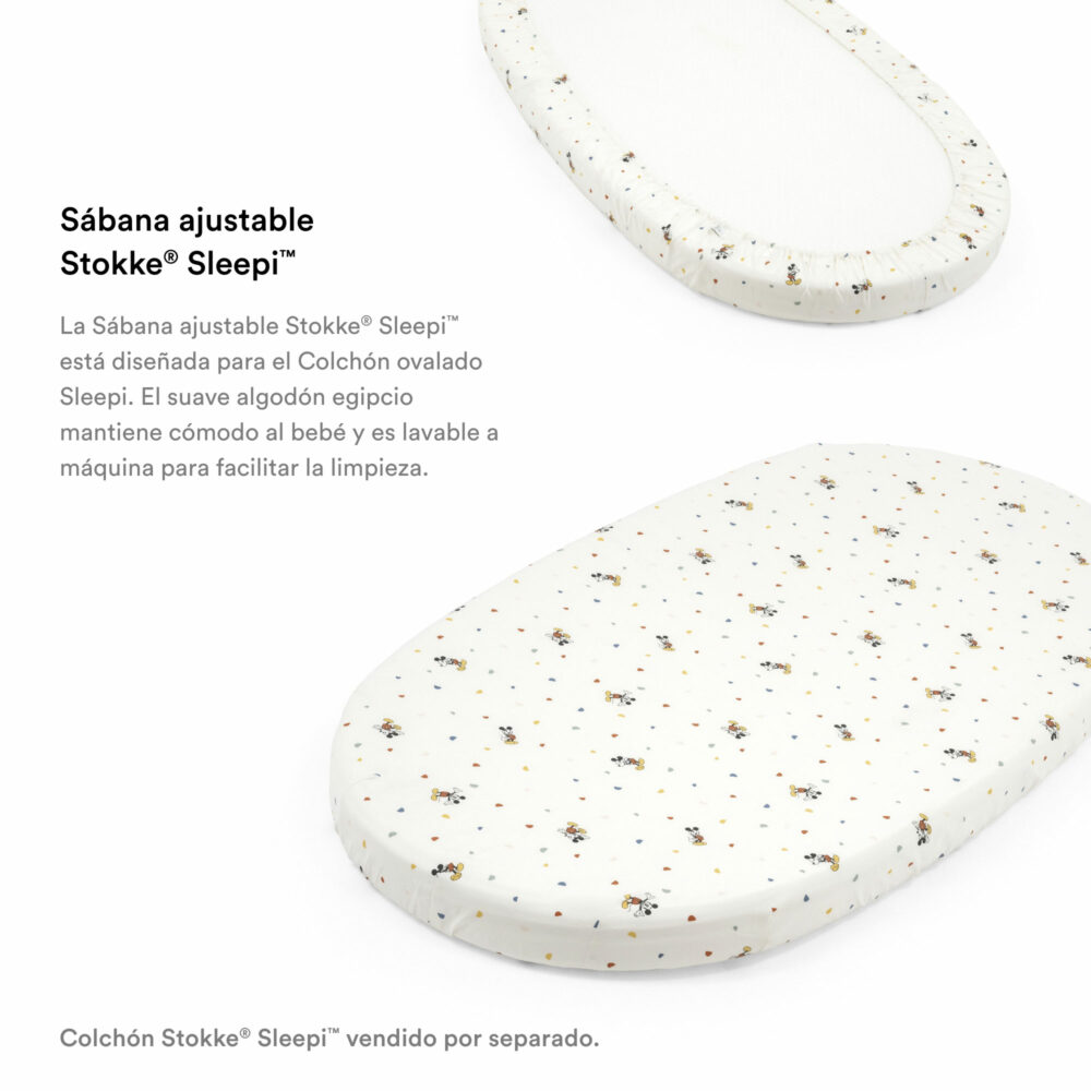 SÁBANA BAJERA MICKEY CELEBRATION MODELO SLEEPI V3 STOKKE