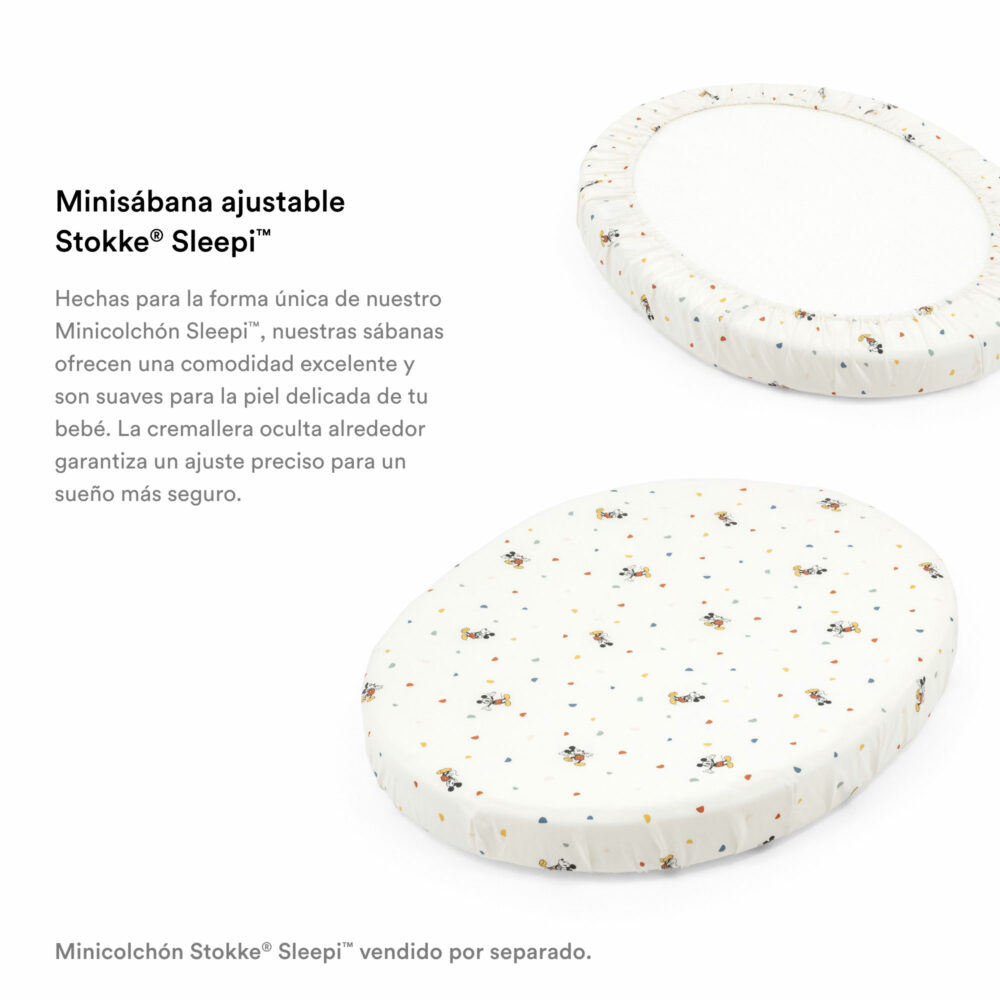 SÁBANA BAJERA MICKEY CELEBRATION MODELO MINI SLEEPI V3 STOKKE