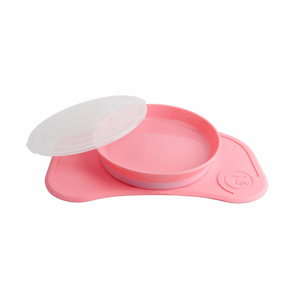 INDIVIDUAL DE SILICONA + PLATO TWISTCLICK ANTIDESLAZANTE TWISTSHAKE
