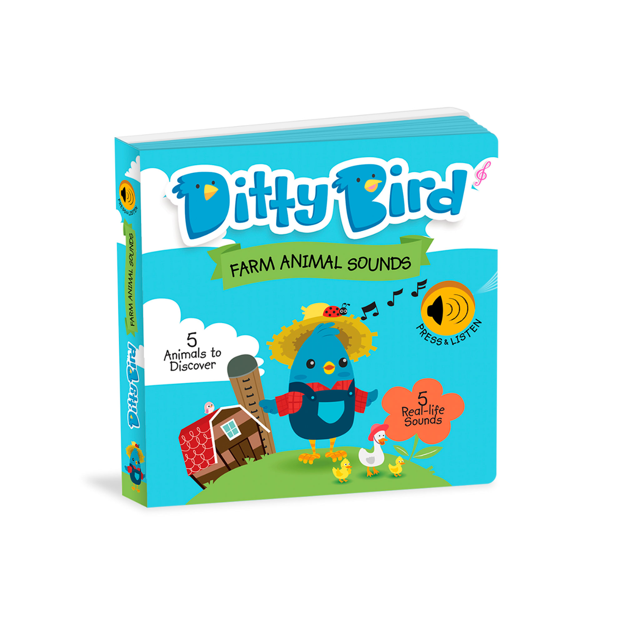 LIBRO MUSICAL CANCIONES PARA APRENDER EN INGLÉS DITTY BIRD