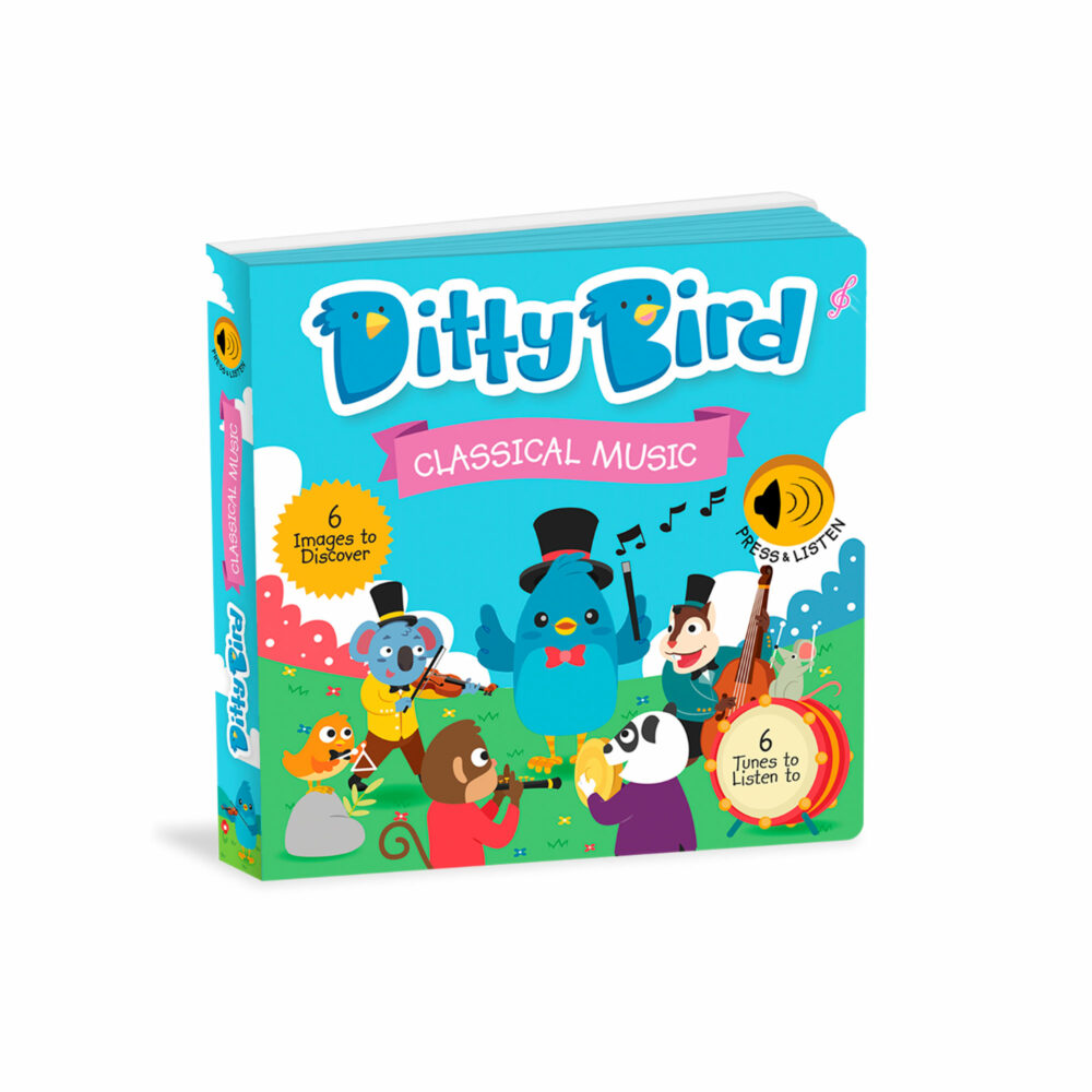 LIBRO MUSICAL CANCIONES DE MÚSICA CLÁSICA EN INGLÉS DITTY BIRD