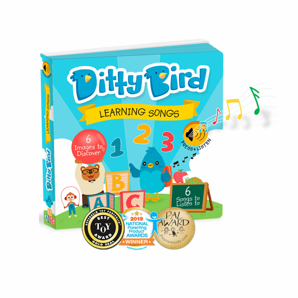 LIBRO MUSICAL CANCIONES PARA APRENDER EN INGLÉS DITTY BIRD