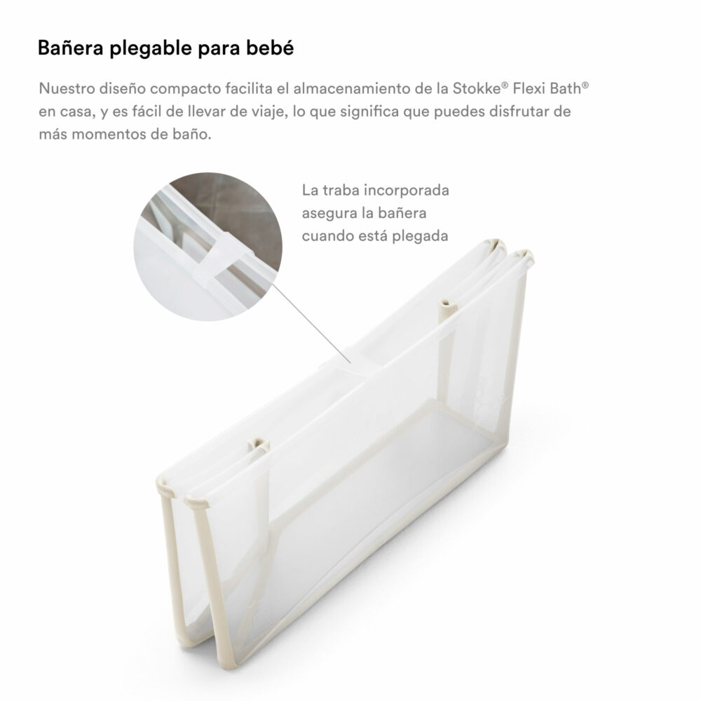 BUNDLE BAÑERA PLEGABLE FLEXIBATH + SOPORTE PARA RECIÉN NACIDO STOKKE