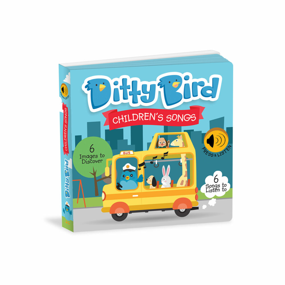 LIBRO MUSICAL CANCIONES INFANTILES EN INGLÉS DITTY BIRD