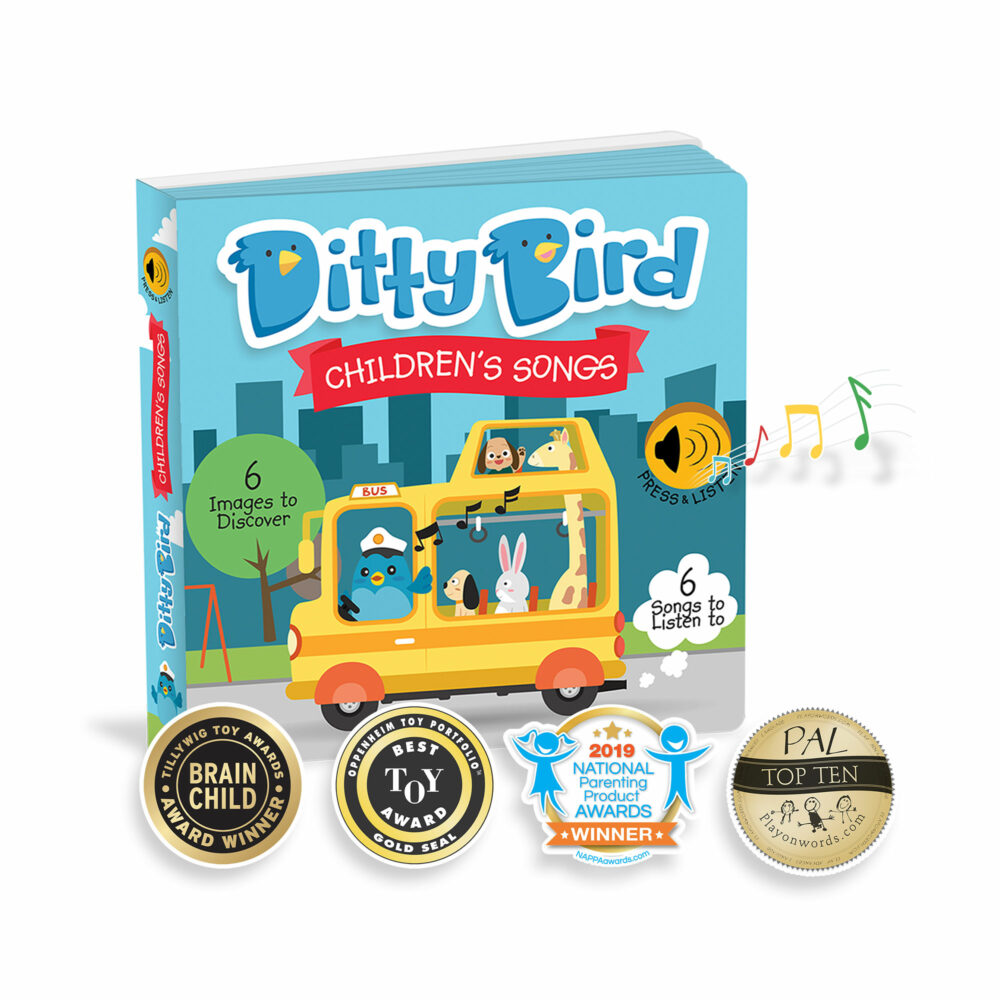 LIBRO MUSICAL CANCIONES INFANTILES EN INGLÉS DITTY BIRD