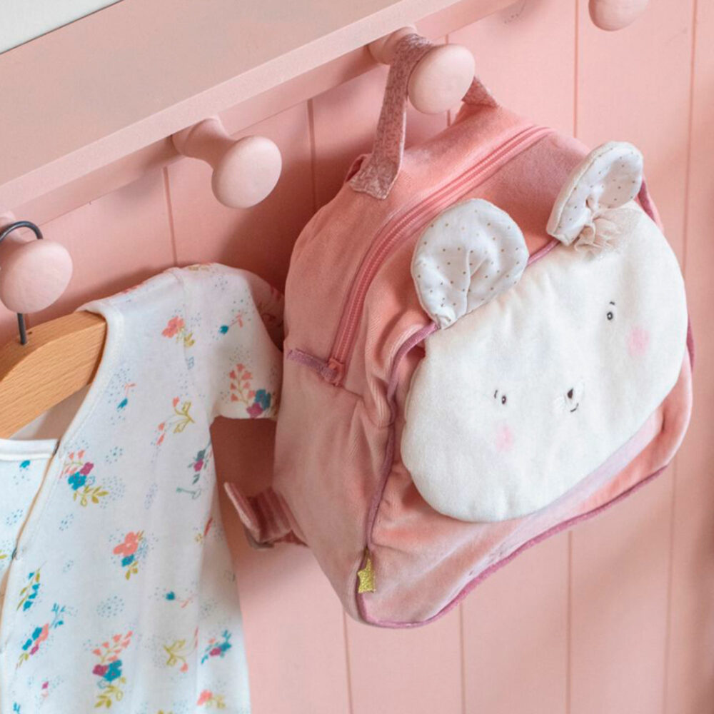 MOCHILA DE ALGODÓN RATONA COLECCIÓN LE PETITE ECOLE DE DANSE
