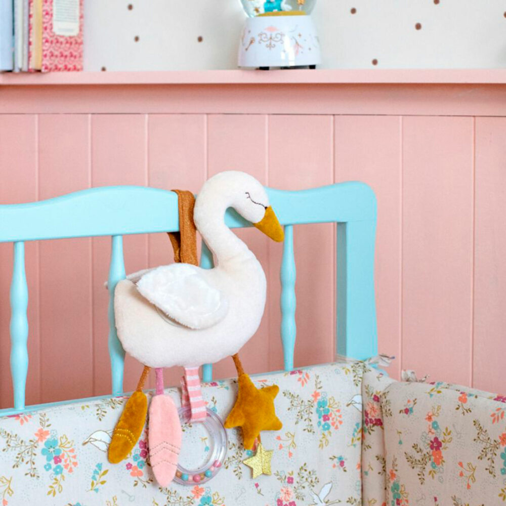 PELUCHE DE ACTIVIDAD PARA COLGAR CISNE COLECCIÓN LE PETITE ECOLE DE DANSE