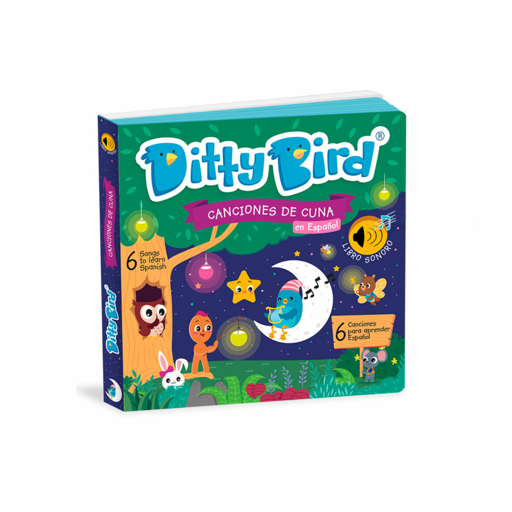 LIBRO MUSICAL CANCIONES DE CUNA EN ESPAÑOL DITTY BIRD