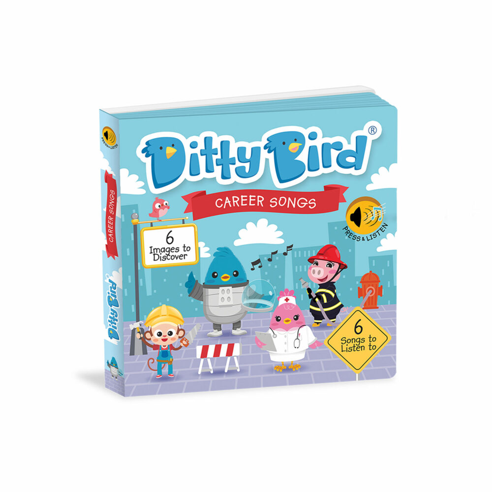 LIBRO MUSICAL CANCIONES DE PROFESIONES EN INGLÉS DITTY BIRD