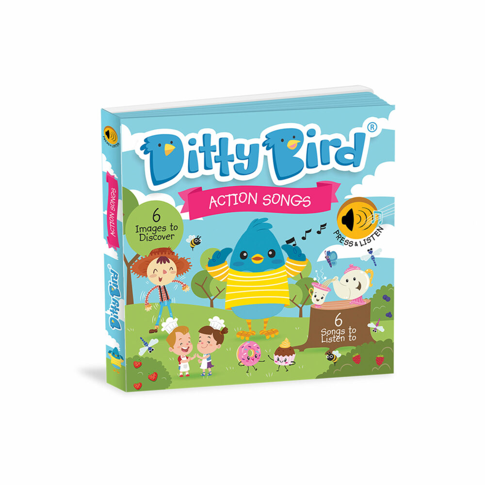 LIBRO MUSICAL CANCIONES DE ACCIONES EN INGLÉS DITTY BIRD