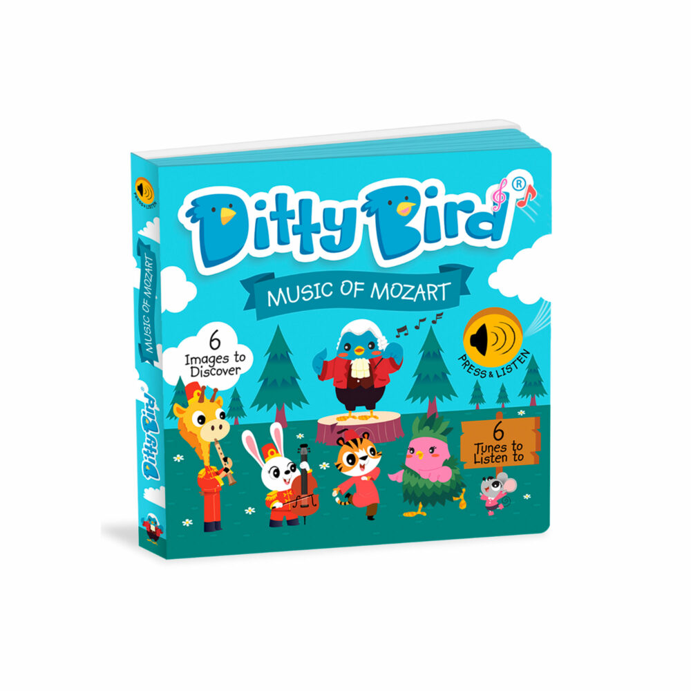 LIBRO MUSICAL CANCIONES DE MUSICA CLÁSICA EN INGLÉS DITTY BIRD