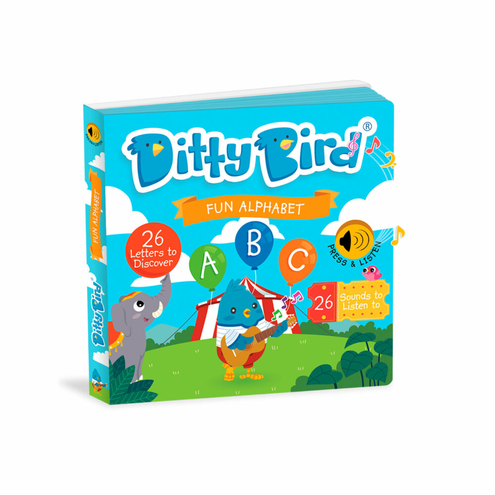LIBRO MUSICAL ALFABETO DIVERTIDO EN INGLÉS DITTY BIRD