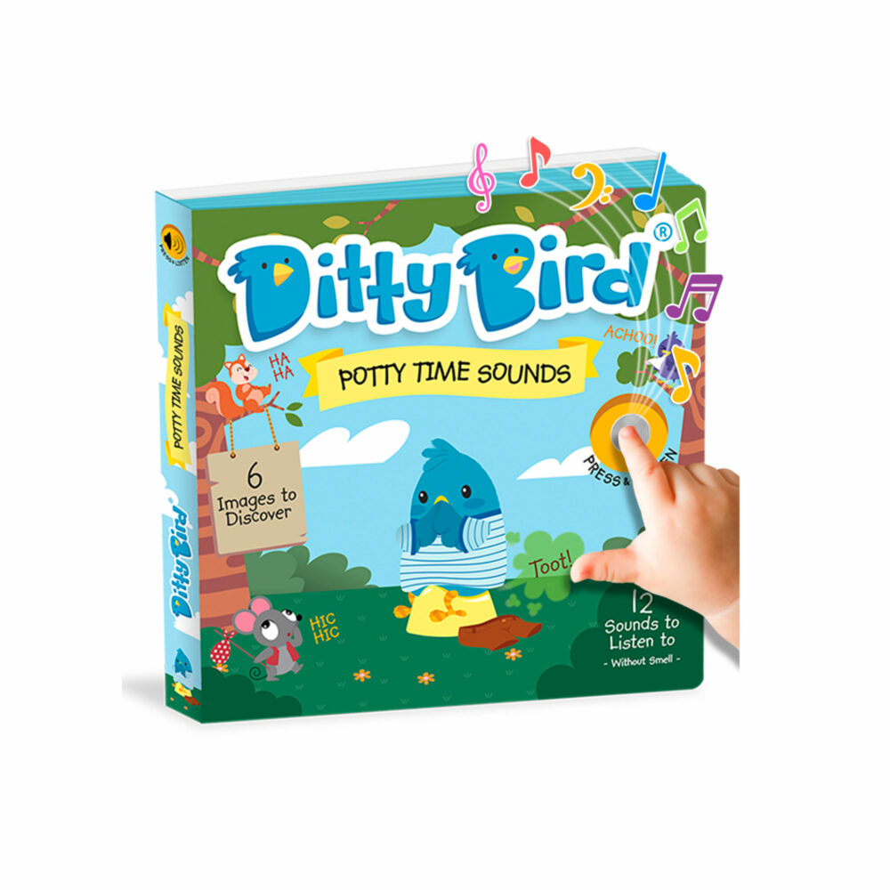 LIBRO MUSICAL SONIDOS A LA HORA DE IR AL BAÑO EN INGLÉS DITTY BIRD