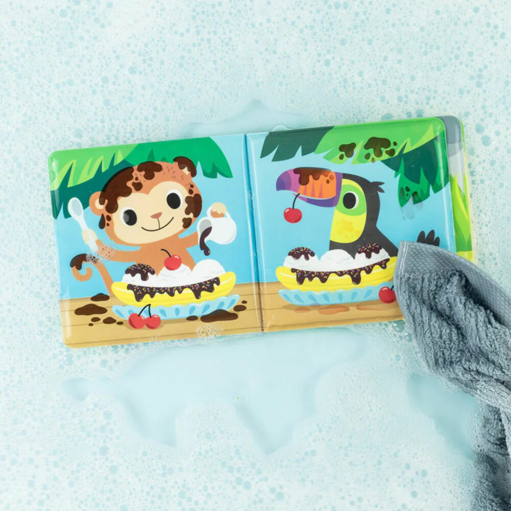 LIBRO DE BAÑO ILUSTRADO MESSY JUNGLE TIGER TRIBE