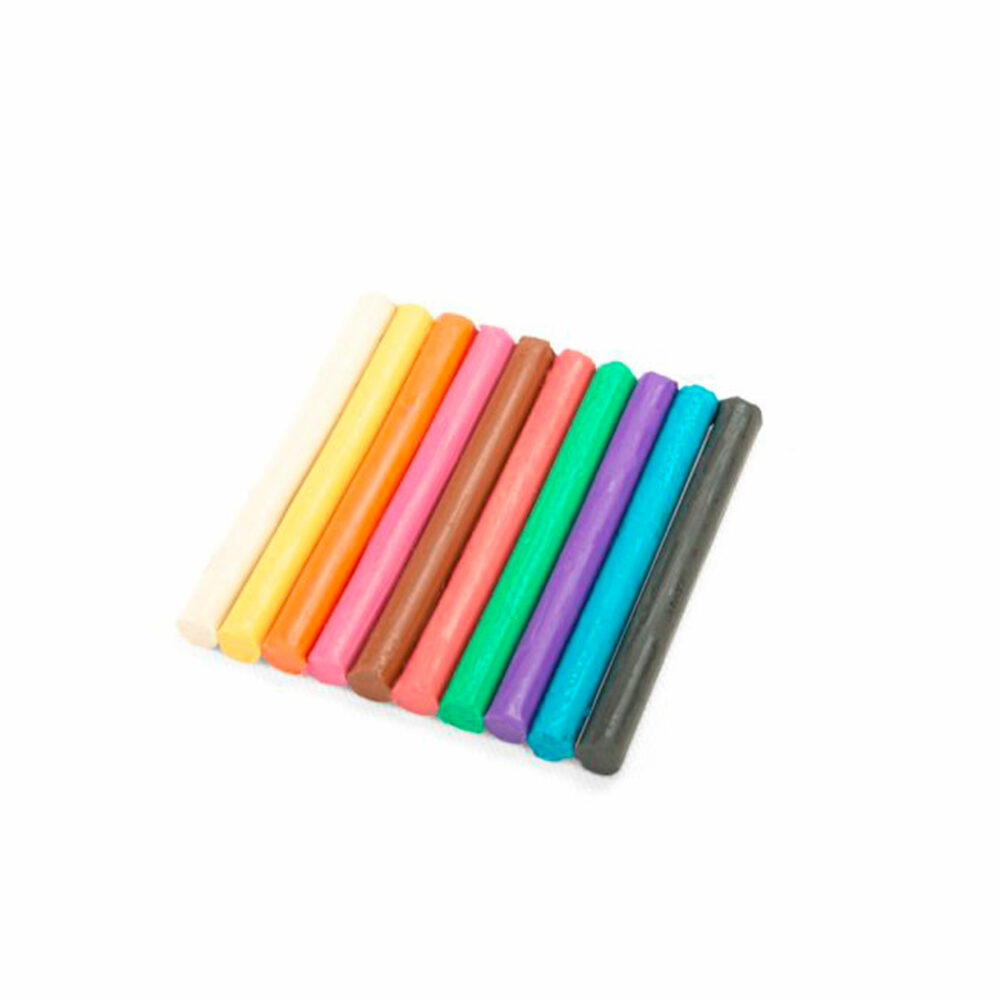 JUEGO DE 10 BARRAS DE PLASTILINA COLECCIÓN LES POPIPOP