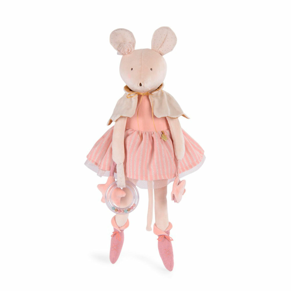 PELUCHE GRANDE DE ACTIVIDAD DE RATÓN COLECCIÓN LE PETITE ECOLE DE DANSE