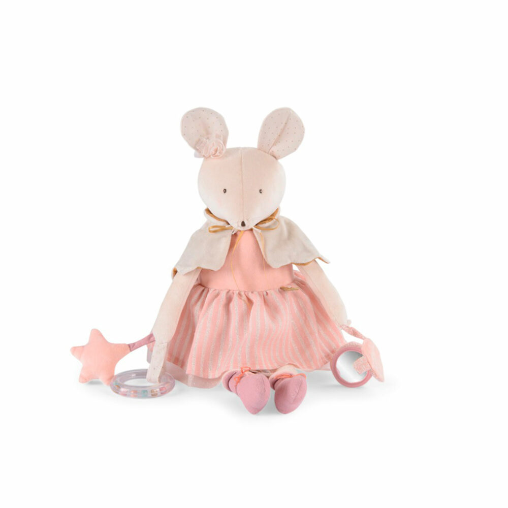 PELUCHE GRANDE DE ACTIVIDAD DE RATÓN COLECCIÓN LE PETITE ECOLE DE DANSE