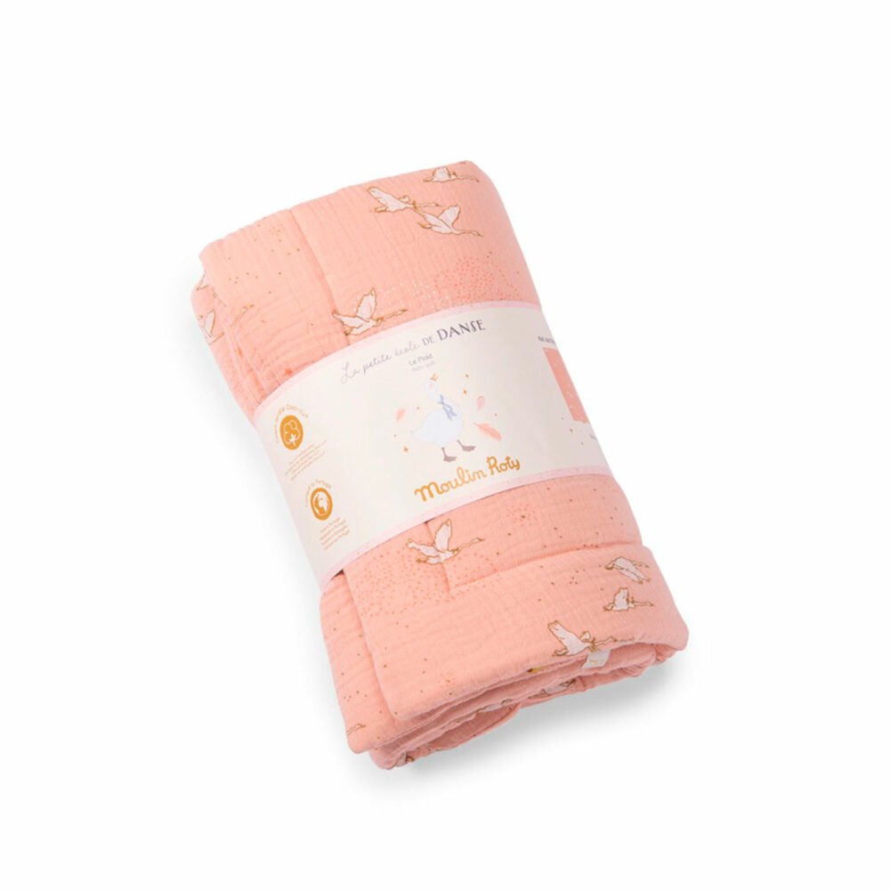 MANTA DE ALGODÓN PARA BEBÉ COLECCIÓN LE PETITE ECOLE DE DANSE