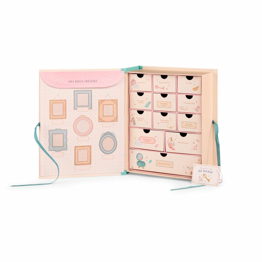 CAJONERA DE NACIMIENTO EN FRANCÉS COLECCIÓN LE PETITE ECOLE DE DANSE