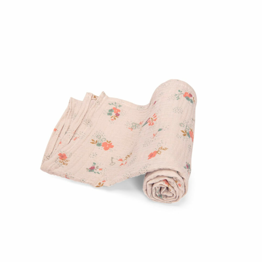 SET DE 3 MUSELINAS ESTAMPADO DE 70 X 70 CM COLECCIÓN LE PETITE ECOLE DE DANSE