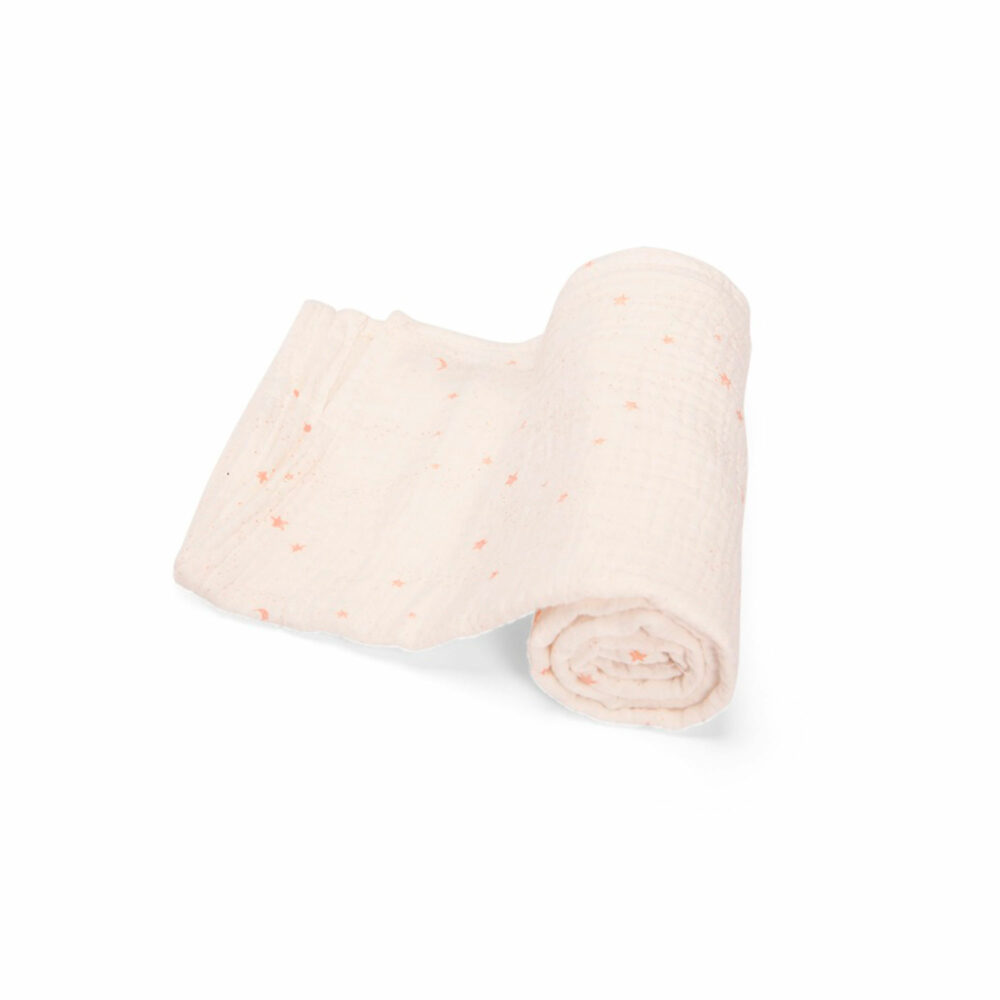 SET DE 3 MUSELINAS ESTAMPADO DE 70 X 70 CM COLECCIÓN LE PETITE ECOLE DE DANSE