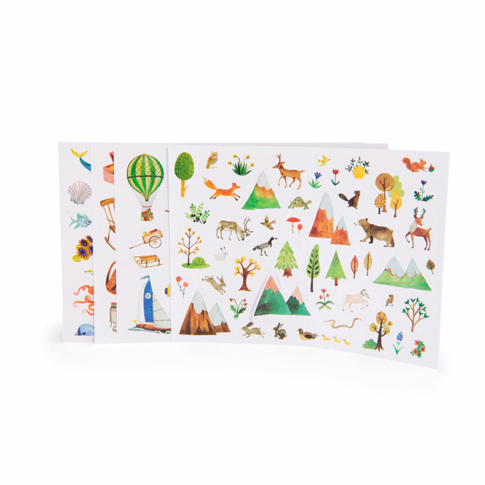 PACK DE 154 PEGATINAS COLECCIÓN LE JARDIN DU MOULIN