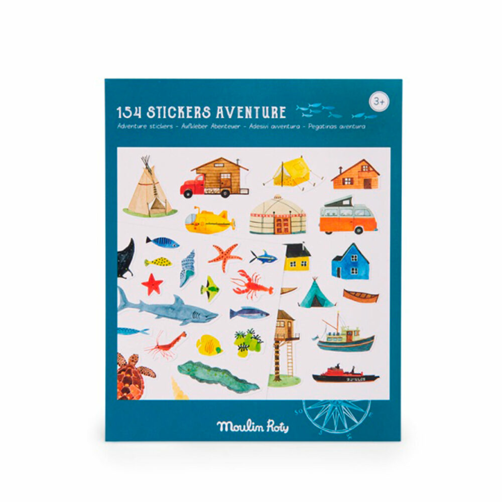 PACK DE 154 PEGATINAS COLECCIÓN LE JARDIN DU MOULIN