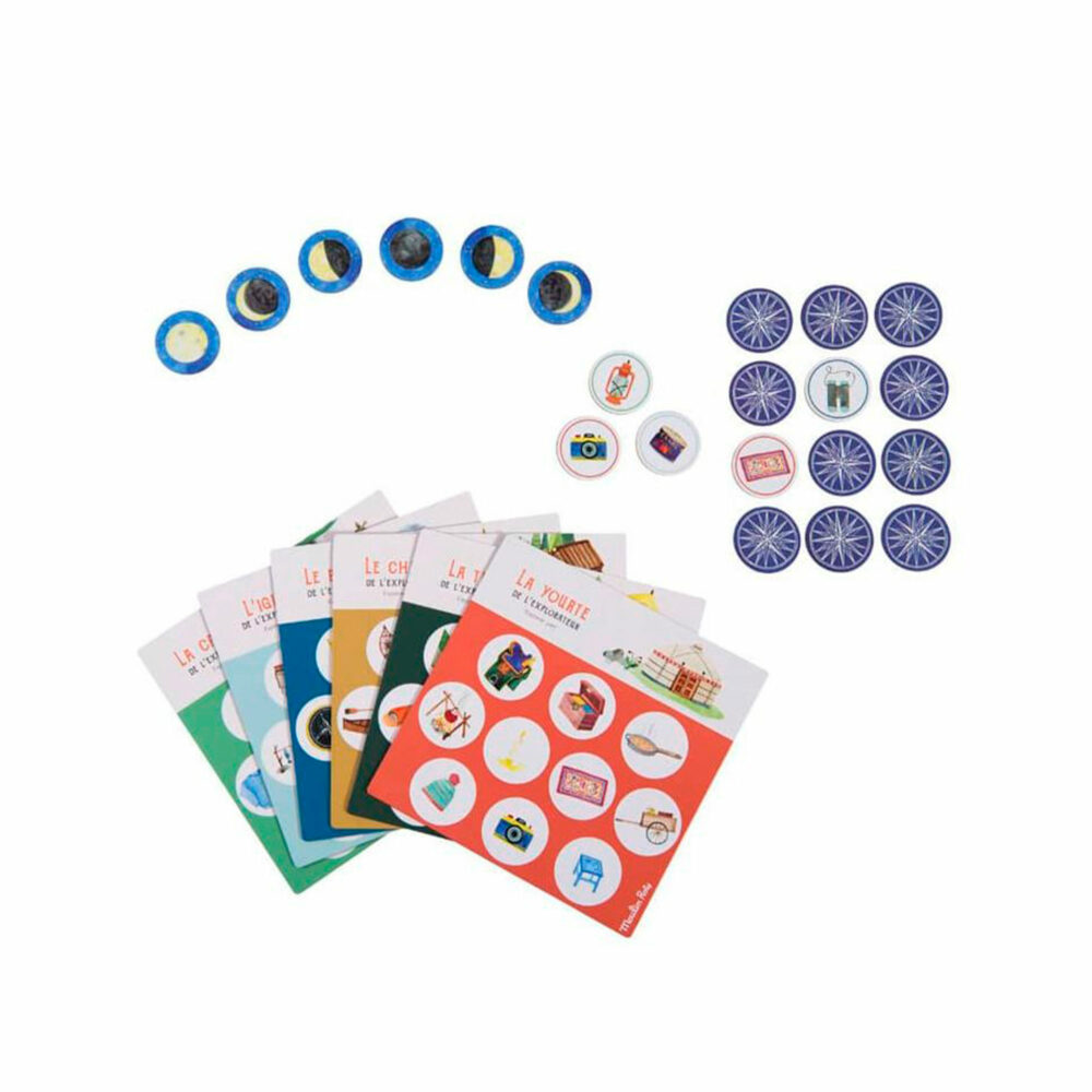 JUEGO DE MEMORIA MONTÉ MI CAMPAMENTO PARA NIÑOS COLECCIÓN LE JARDIN DU MOULIN